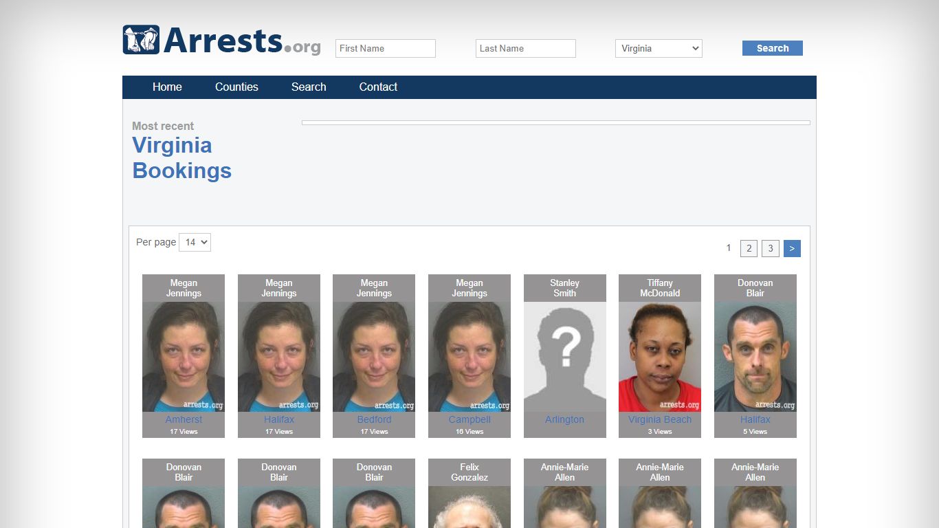 Virginia Arrests and Inmate Search